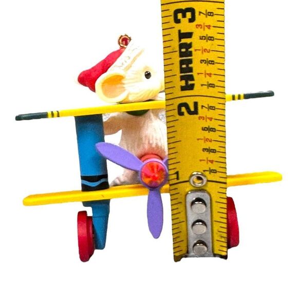 Hallmark Keepsake Ornament Set 1992 & 1996 Lot Handcrafted Crayola Crayon Series - Picture 5 of 16